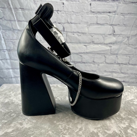BN Lamoda Let’s Link Platform Heels Size 11 - Picture 8 of 12